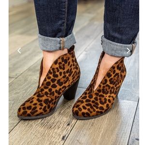Pierre Dumas Garda bootie, leopard suede